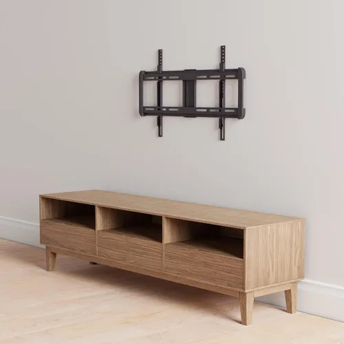 Vista 9 de Amazon Basics Soporte de pared para TV de perfil bajo con nivelación horizontal posterior a la instalación para televisores de 32 a 86 pulgadas