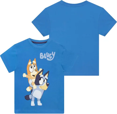 Vista 5 de Bluey Camisa Camiseta de verano de manga corta para niños Camisas de bingo para niños Camisetas de bingo Tallas 18M a 5