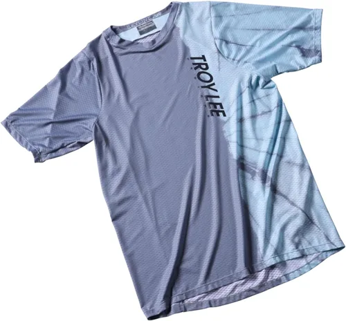 Vista 3 de Troy Lee Designs Skyline Air Half Dye Hombres SS MTB Mountain Bike Jersey Barlovento LG