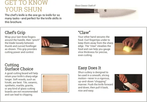 Vista 6 de Shun Funda Saya Ajuste universal para cuchillos de chef y Santoku de 7 a 8 pulgadas, madera de haya rubia, protector de borde de cuchillo