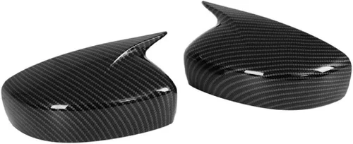 Vista 11 de Par de espejo retrovisor lateral tapa cubierta Trim para Infiniti G37 2008 Fibra de carbono