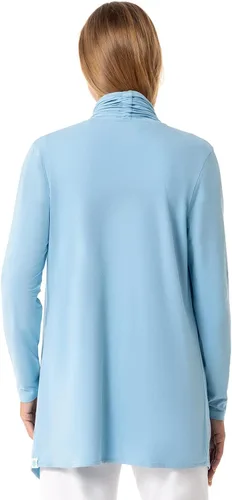 Vista 4 de Envoltura solar de manga larga para mujer - Protección solar UPF 50+ - Marietas Azul ártico