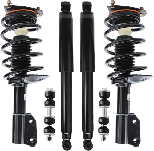 Vista 25 de Detroit Axle - Kit de puntales delanteros de 6 piezas para Ford Escape 2014-2019, 2 puntales y muelles helicoidales, 2 enlaces de barra