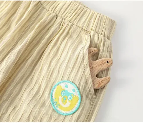 Vista 4 de LABISHU Toddler Boys Stripe Cotton Sweatpants Baby Boy Elastic Waist Jogger Pants