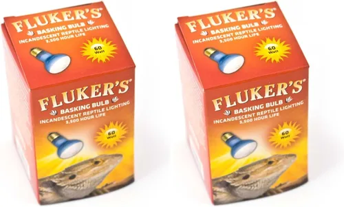 Vista 2 de Fluker's Focos de foco Basking para reptiles, color negro, 60 vatios