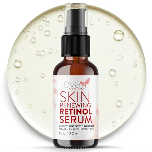 Vista 9 de Set de Suero Antienvejecimiento Eva Naturals – Sueros de Vitamina C, Retinol y Ácido Hialurónico para el Rostro, Paquete Hidratante para la Piel