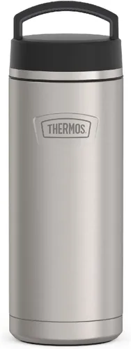 Vista 10 de THERMOS ICON SERIES - Botella de agua de acero inoxidable con tapa superior de rosca, 32 onzas, granito, botella de agua aislada con tapa Granite