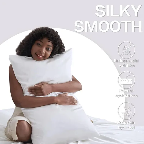 Vista 55 de MR&HM - Funda de almohada de satén