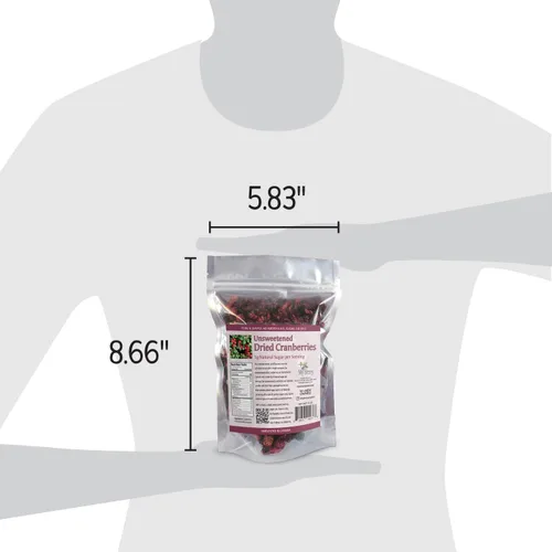 Vista 3 de My Berry - Arándanos secos sin azúcar 3 onzas Naturalmente tartas: 0.04 oz de azúcar natural por porción Sin OMG Sin azúcar añadido, jugo