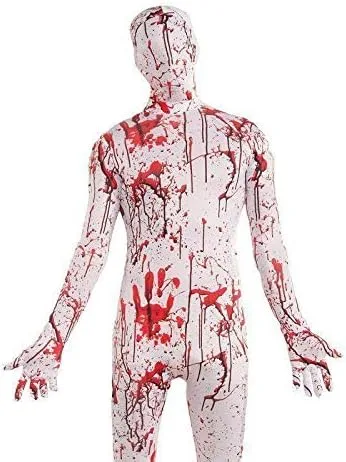 Vista 3 de Forum Novelties de los hombres desapareciendo Man Patterned Stretch Body Suit Costume