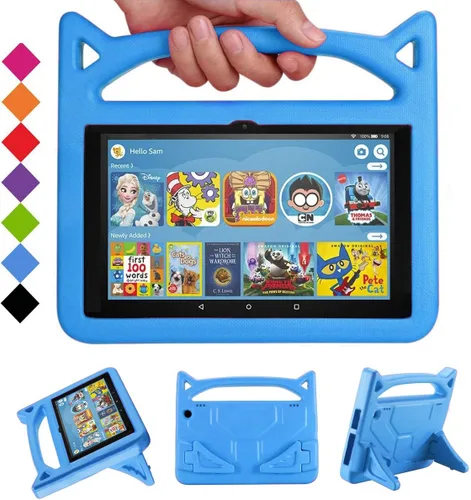Vista 12 de SHERBORN - Funda ligera para tablet de 8 pulgadas (12ª/10ª generación, versión 2024/2022/2020) - Funda ligera a prueba de golpes con asa de soporte