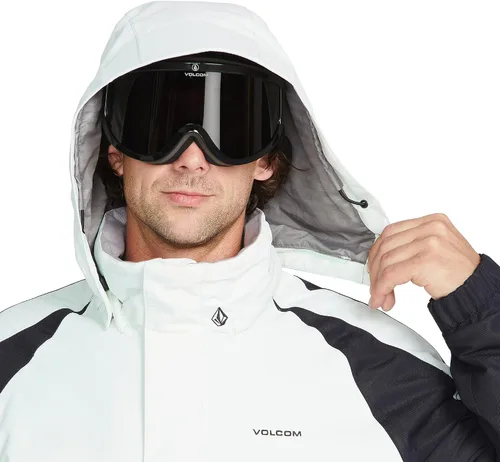 Vista 7 de Volcom Chaqueta de snowboard con aislamiento de piedras icónicas para hombre PARENT