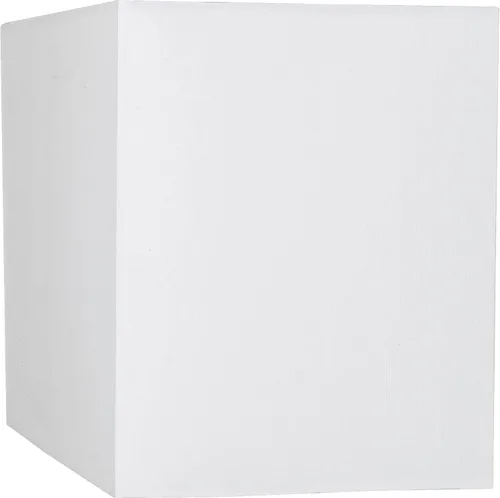 Vista 5 de Pantalla de lámpara de 16 pulgadas x 8 pulgadas de profundidad x 10 pulgadas de alto (premontada), juego de 2 grandes rectangulares blancos de tela
