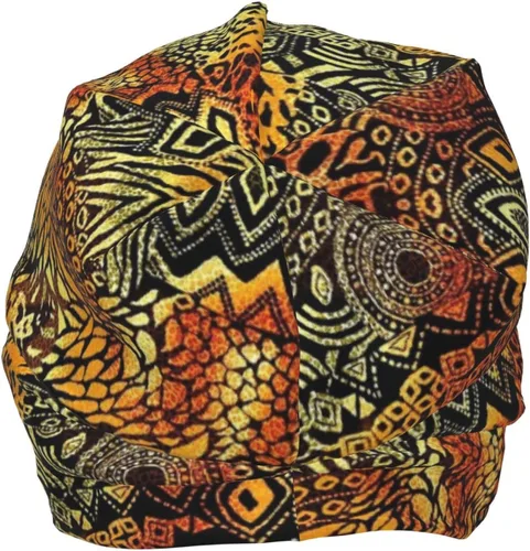 Vista 37 de Gorro africano holgado para adultos, tejido elástico, de calavera, gorro de invierno para exteriores para mujeres y hombres