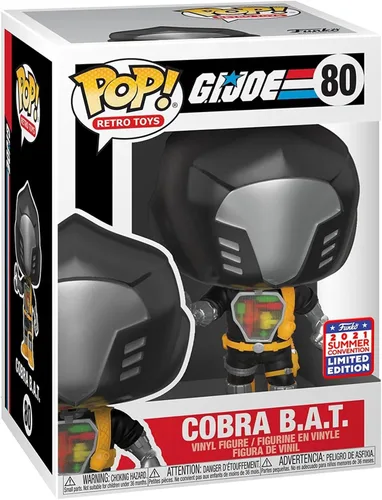 Vista 4 de Funko GI Joe Pop! Retro Toys Cobra B.A.T. Figura de vinilo exclusiva #80