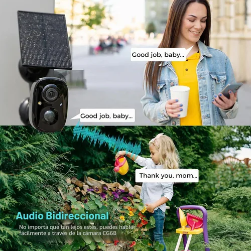 Vista 7 de Vicohome 2G6B - Cámara de seguridad solar 2K y timbre de video inteligente DB3 2K con timbre, no necesita NVR, funciona con pilas, fácil