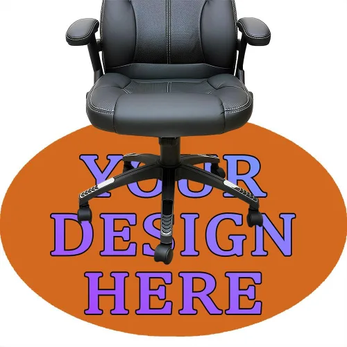 Vista 99 de Tapete redondo personalizado para silla de escritorio de oficina, diseño de tu propio logotipo de foto, texto, alfombrillas circulares