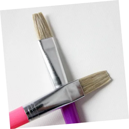 Vista 6 de EXCEART 16 unids para pintura suministros de arte de nylon pintura pincel pintura suministros de arte pintura plana pincel pintura pinceles