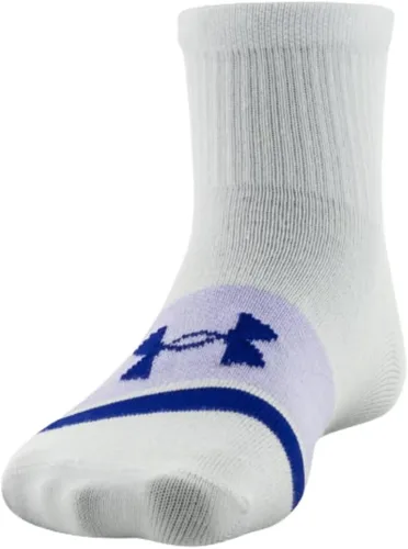 Vista 6 de Under Armour Girls Essential Lite - Calcetines ligeros para cuarto de galón, paquete de 6