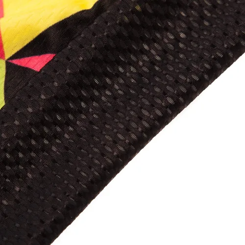 Vista 105 de Camiseta de ciclismo para mujer, manga corta y pantalones cortos de ciclismo acolchados para verano