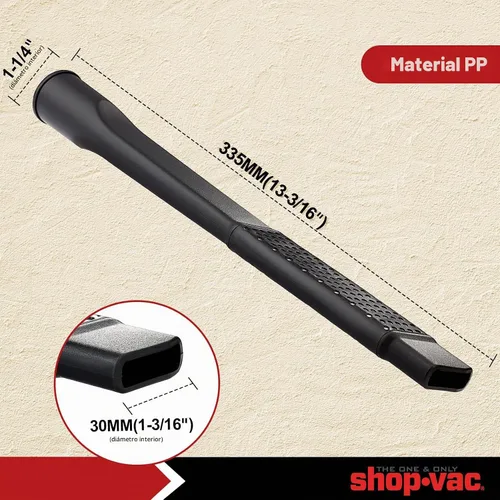 Vista 4 de Shop-Vac 2PC 8011848 Kit de limpieza de coche, 1-1/4" ID, herramienta