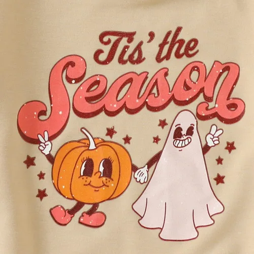 Vista 266 de Disfraz de Halloween para bebé, sudadera de calabaza con cuello redondo, suéter de manga larga, ropa de otoño