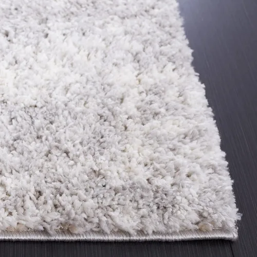 Vista 9 de SAFAVIEH Berber Shag Collection - Tapete para pasillo, 2 x 6 pies, color gris y marfil, diseño moderno, no desprende pelusa y de fácil cuidado, 1.2
