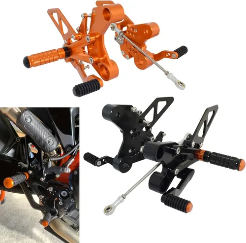 Vista 2 de Para KTM 790 890 Duke 2018-2022 - Reposapiés ajustables para motocicleta, palanca de cambios de freno, accesorios de actualización de repuesto