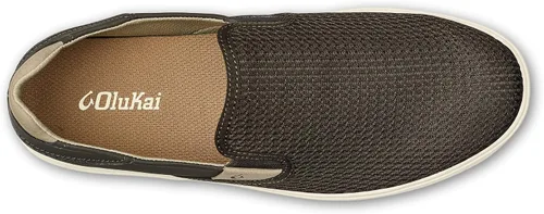 Vista 6 de OLUKAI Lae'ahi - Zapatos sin cordones para hombre, versátiles e informales, para uso diario, malla ligera y transpirable, uso durante todo el día