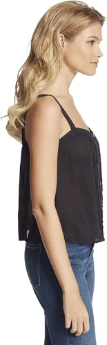 Vista 2 de Jessica Simpson Blusa de encaje Albi Pintuck Cami para mujer