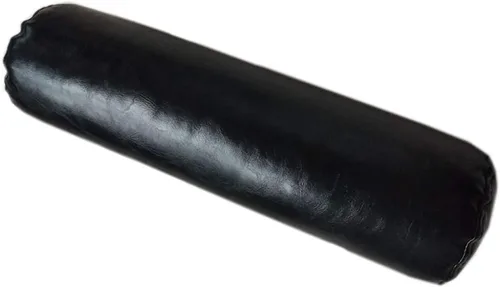 Vista 19 de Almohada cervical de piel sintética impermeable con cojín cervical redondo cilíndrico para el cuello, almohada de espalda de cintura, cojín de apoyo