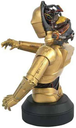 Vista 3 de Star Wars: El ascenso de Skywalker: C-3PO y Babu Frik busto a escala 1:6