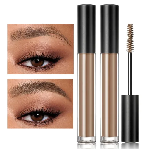 Vista 9 de DAGEDA Gel de ajuste de cejas negro, gel para arreglar las cejas, impermeable y a prueba de sudor, reparación de cejas líquido, estilo de salón