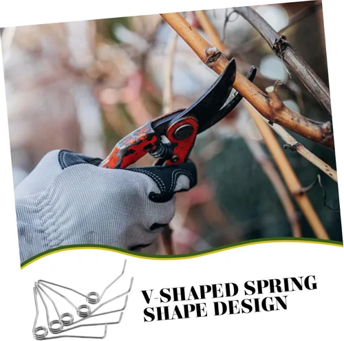 Vista 4 de 10pcs Hardware Spring Set Pruner Spring Reemplazo Pequeño para Tijeras de Podar Jardín