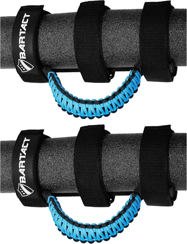 Vista 14 de Bartact Asas de Agarre para Barra Antivuelco Jeep Wrangler JL, JK, TJ, YJ y Jeep Gladiator 1955–2023 Hebilla de Metal Mejorada, Asas de Agarre