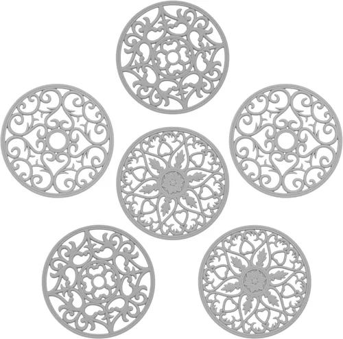 Vista 9 de Salvamanteles para platos calientes, salvamanteles de silicona para cocina, salvamanteles de silicona para ollas y sartenes calientes, soporte