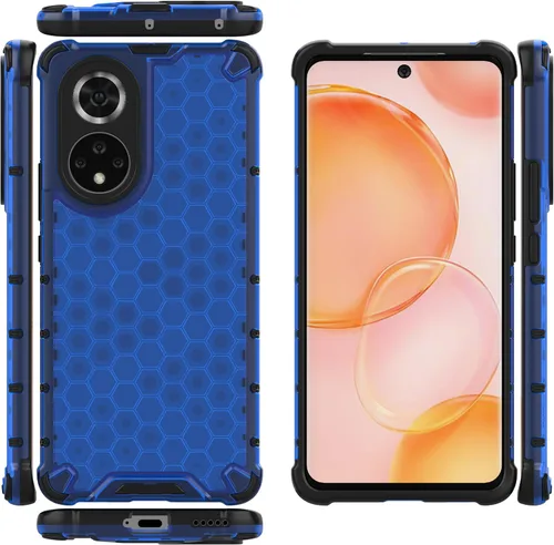 Vista 137 de Pzwoxukhov Funda compatible con Huawei Nova 3i, compatible con Huawei P Smart+ 2018 Honeycomb Anti-Drop Shock-Absorbing Case Negro