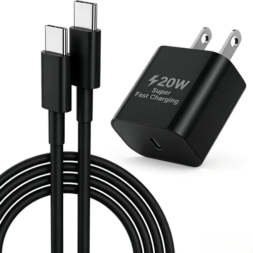 Vista 13 de Cargador rápido para iPhone 17 16 15 y cable tipo C a C de 10 pies de largo, bloque de carga USB C para Apple iPhone 17 Pro Max/17 Air/16 Pro/15