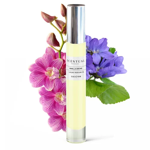 Vista 9 de Scentual Fragrances, Aceite de perfume de lujo, ultra concentrado para mujeres, aceite de fragancia roll-on de larga duración, mini perfume de viaje