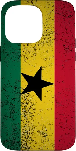 Vista 21 de Grunge Ghana Flag Vintage Accra West African Ghanaian Gift Case for iPhone 17
