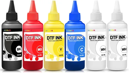Vista 12 de DTF Ink 1000ML 1 paquete de recarga de tinta digital de inyección de tinta de base de agua premium para impresoras directas a película con cabezal