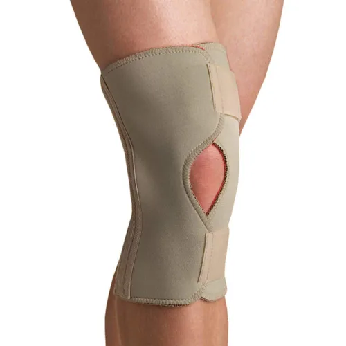 Vista 2 de Thermoskin Rodillera estabilizadora abierta, beige, talla XS