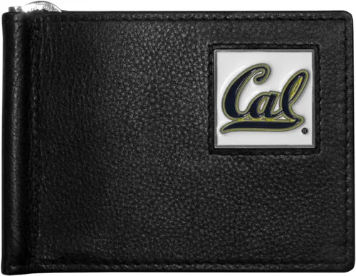 Vista 25 de Siskiyou Cartera deportiva de cuero con clip para billetes de la NCAA