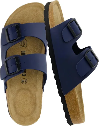 Vista 18 de CUSHIONAIRE Lane Cork Slide Women's Sandals, Comfortable Sandals for Women Negro