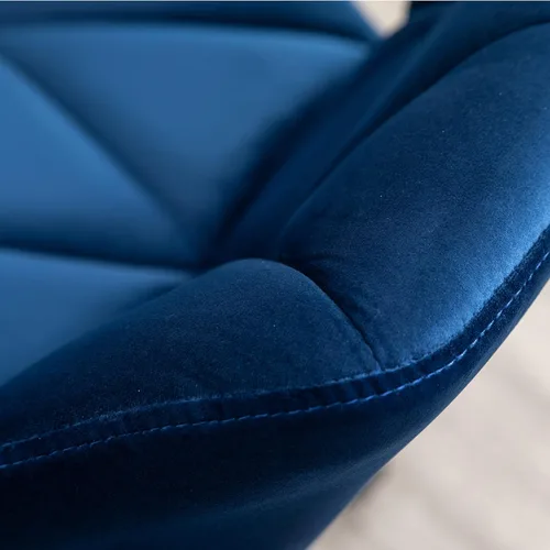 Vista 12 de Roundhill Furniture Eldon Diamond - Silla de oficina giratoria ajustable con diseño capitoné, color gris y azul