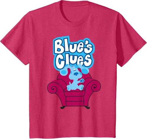 Vista 57 de Camiseta Blue's Clues On Red Sofa Negro
