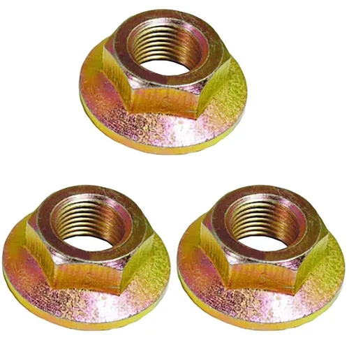 Vista 6 de Tuerca hexagonal de eje de hoja 912-0417 912-0417A 712-0417A 712-0417 Compatible con cortacésped MTD E20, para cortacésped Cub Cadet Zero Turn RZT