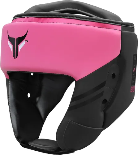 Vista 6 de Mytra Fusion Casco de boxeo - Equipo de combate con correa ajustable MMA, Muay Thai, Kickboxing, artes marciales, karate, equipo de cabeza