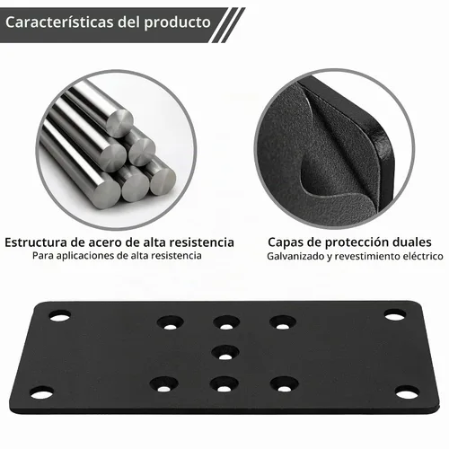 Vista 8 de 2 paquetes de placas de anclaje de poste 4x4 - Ideal para barandillas de cubierta, valla de madera, base de poste, poste de valla, poste de buzón
