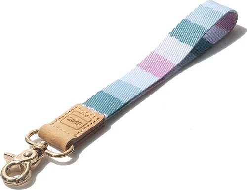 Vista 19 de DQL Correa de muñeca para llaves para mujeres y hombres, llavero de muñeca para llaves de automóvil, insignia, cartera y correa de muñeca para Negro